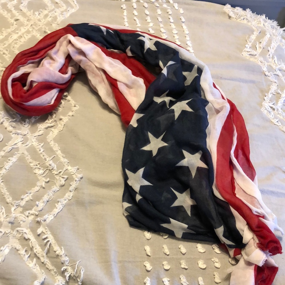 American flag scarf